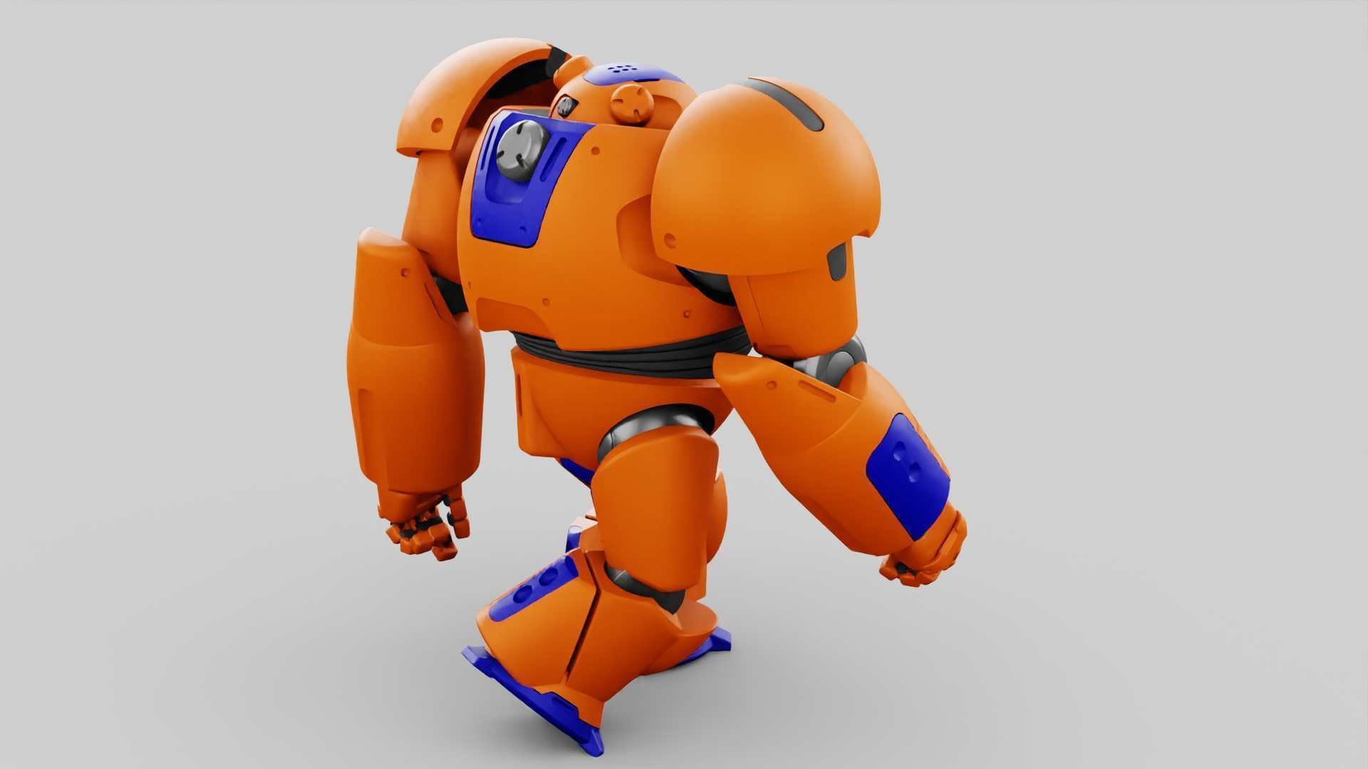 BATTLE DROID FELIX RIGGED 3D model_22