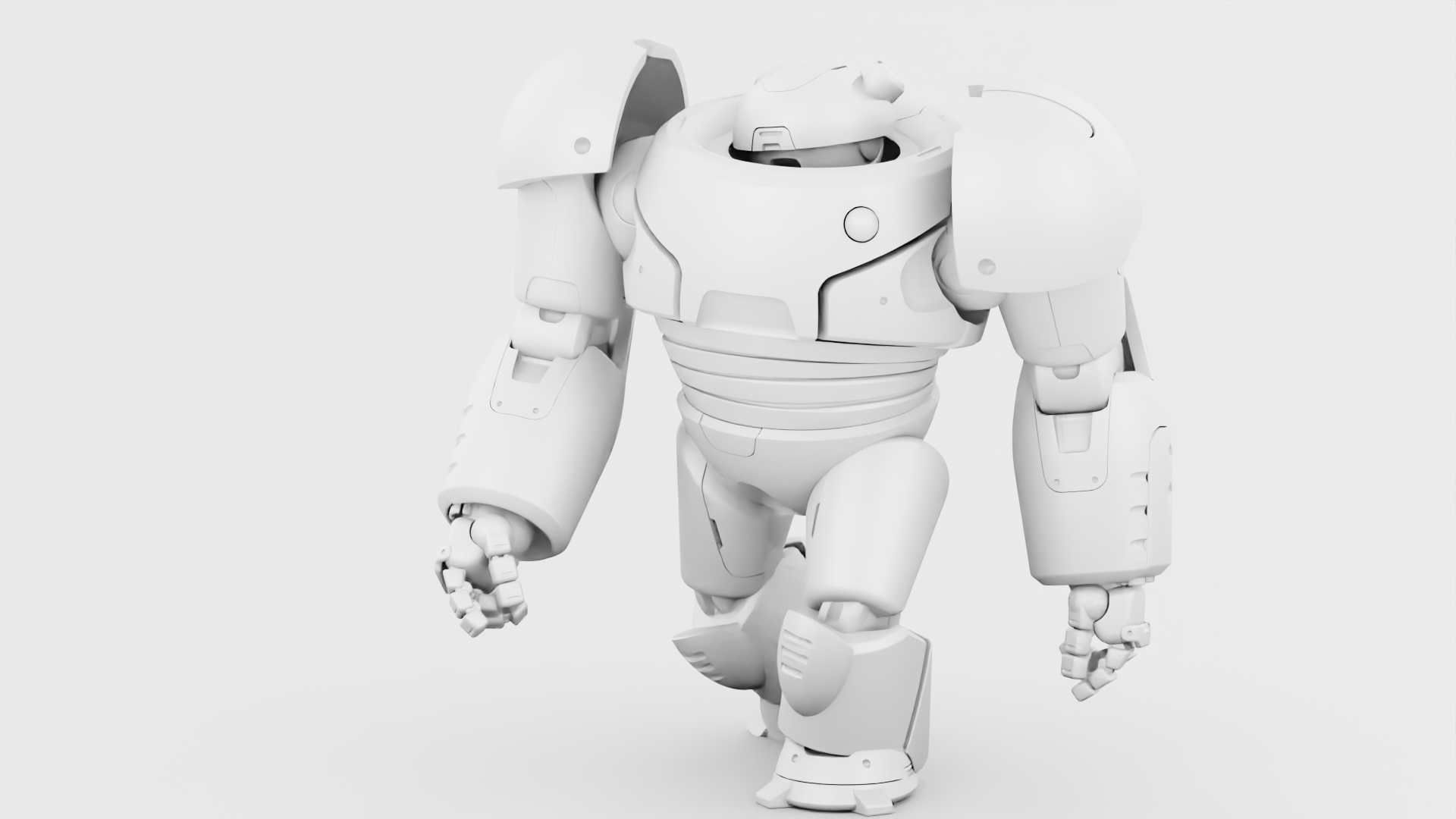 BATTLE DROID FELIX RIGGED 3D model_33