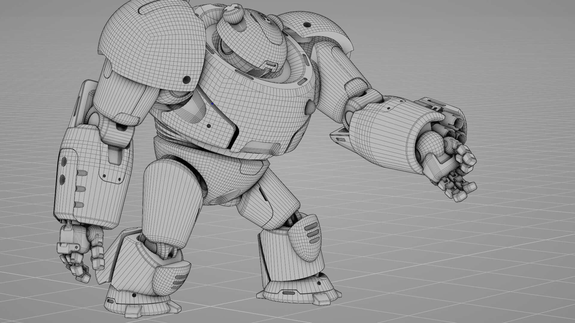 BATTLE DROID FELIX RIGGED 3D model_37