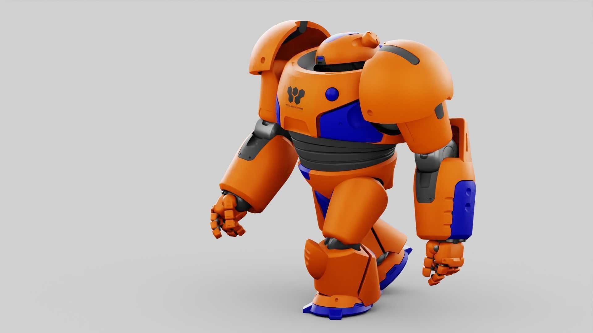 BATTLE DROID FELIX RIGGED 3D model_16