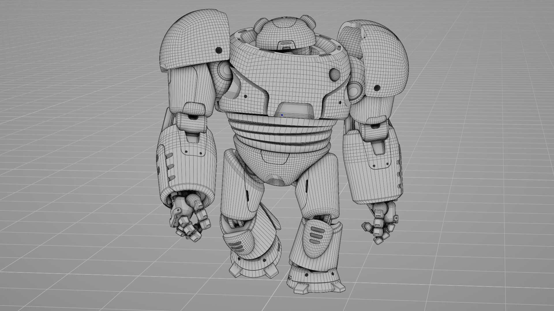 BATTLE DROID FELIX RIGGED 3D model_39