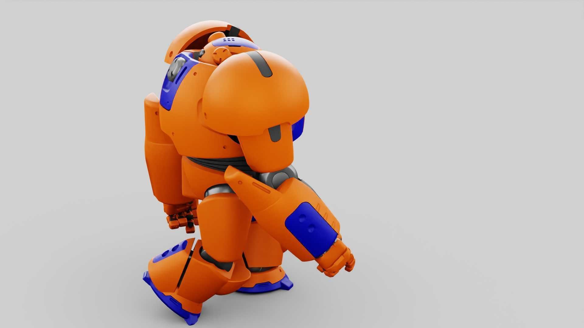 BATTLE DROID FELIX RIGGED 3D model_23
