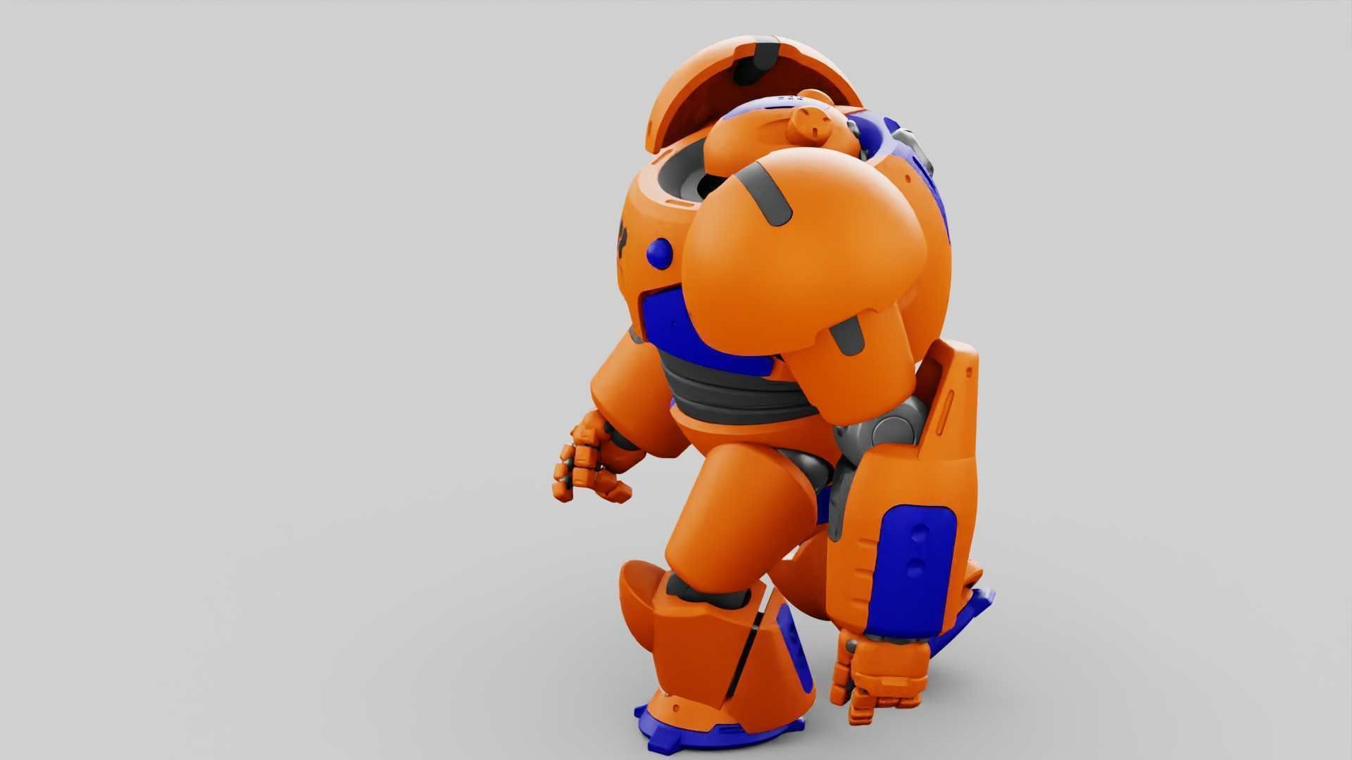 BATTLE DROID FELIX RIGGED 3D model_18