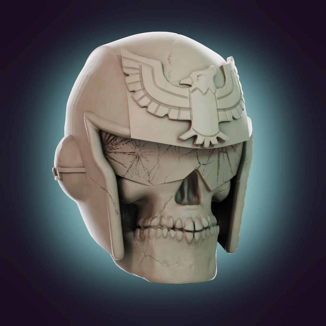  Captain Falcon Skull Helmet 3D print model_47