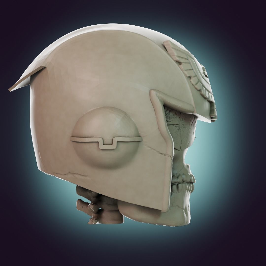  Captain Falcon Skull Helmet 3D print model_38