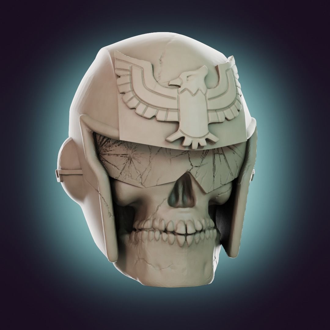  Captain Falcon Skull Helmet 3D print model_48