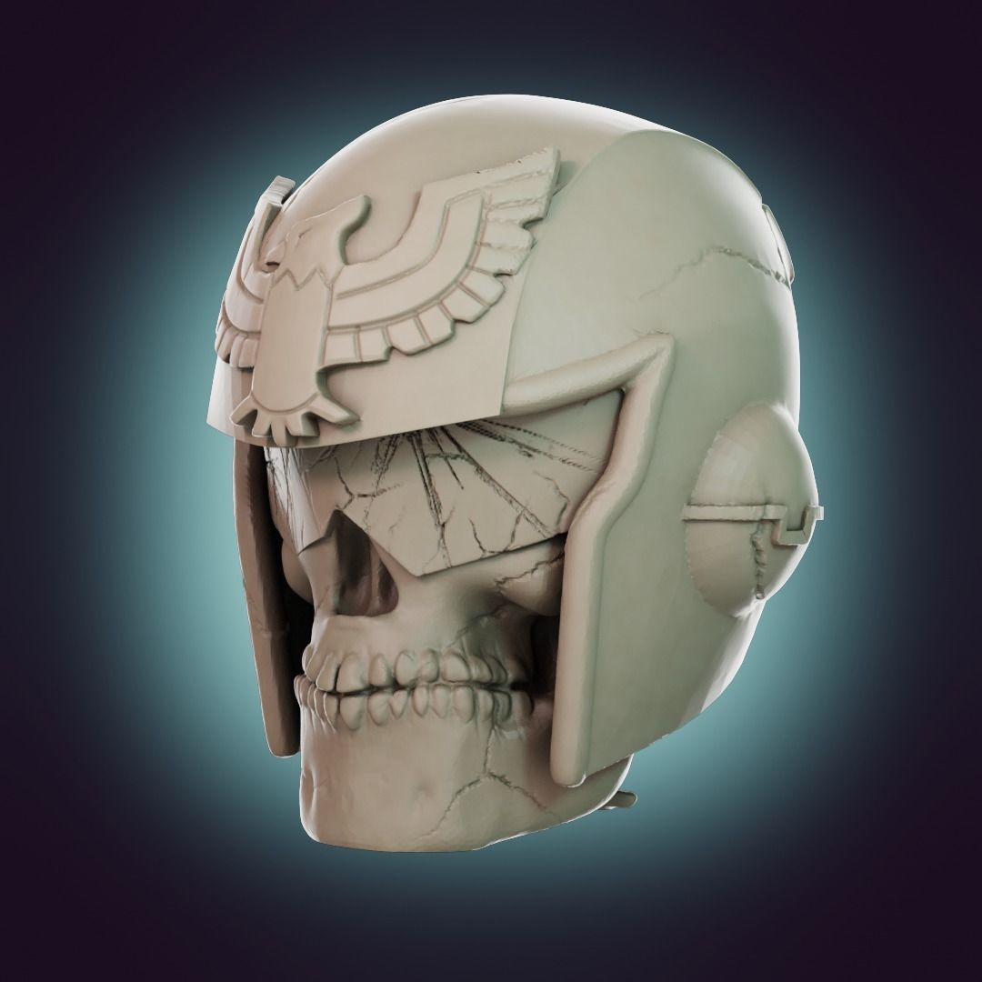  Captain Falcon Skull Helmet 3D print model_7