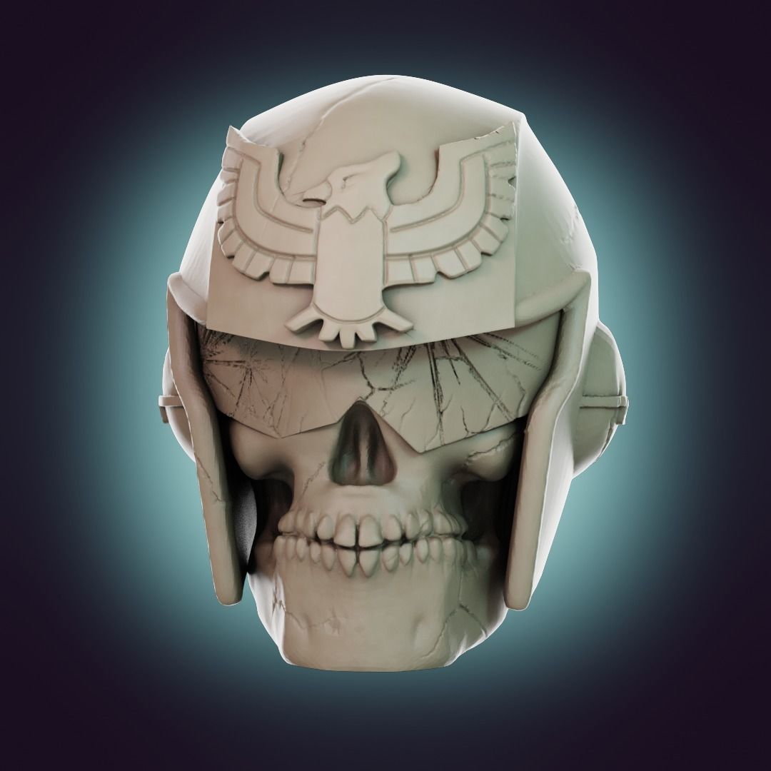  Captain Falcon Skull Helmet 3D print model_3