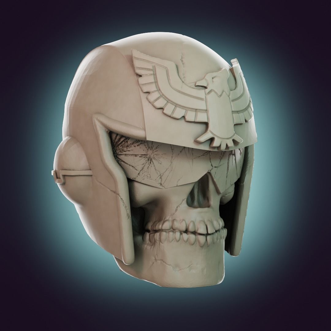  Captain Falcon Skull Helmet 3D print model_46
