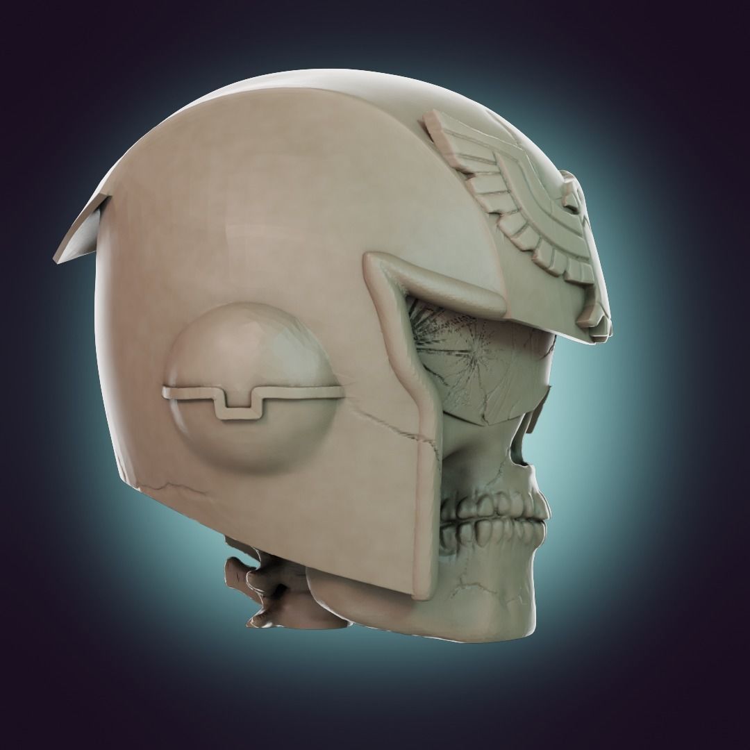  Captain Falcon Skull Helmet 3D print model_40