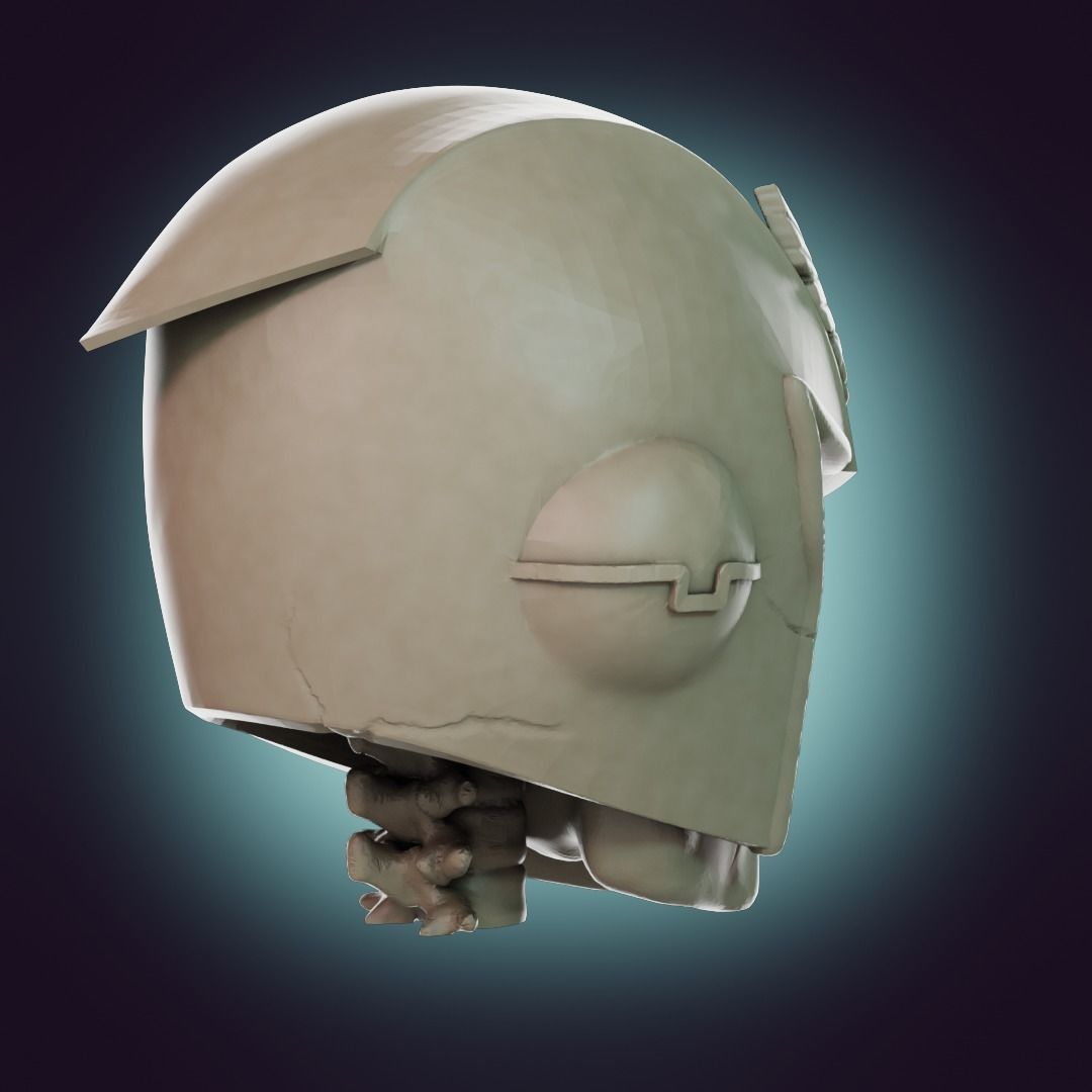  Captain Falcon Skull Helmet 3D print model_33