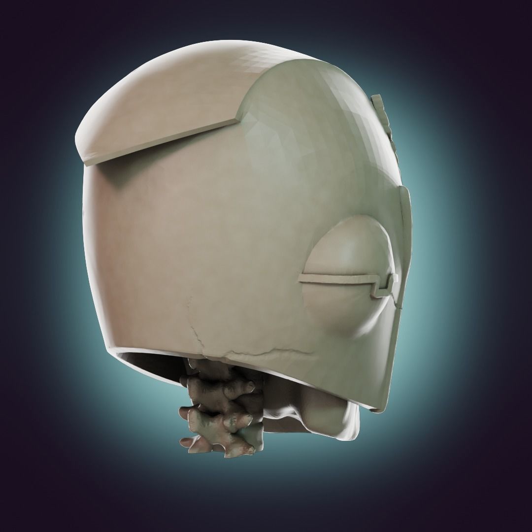  Captain Falcon Skull Helmet 3D print model_31