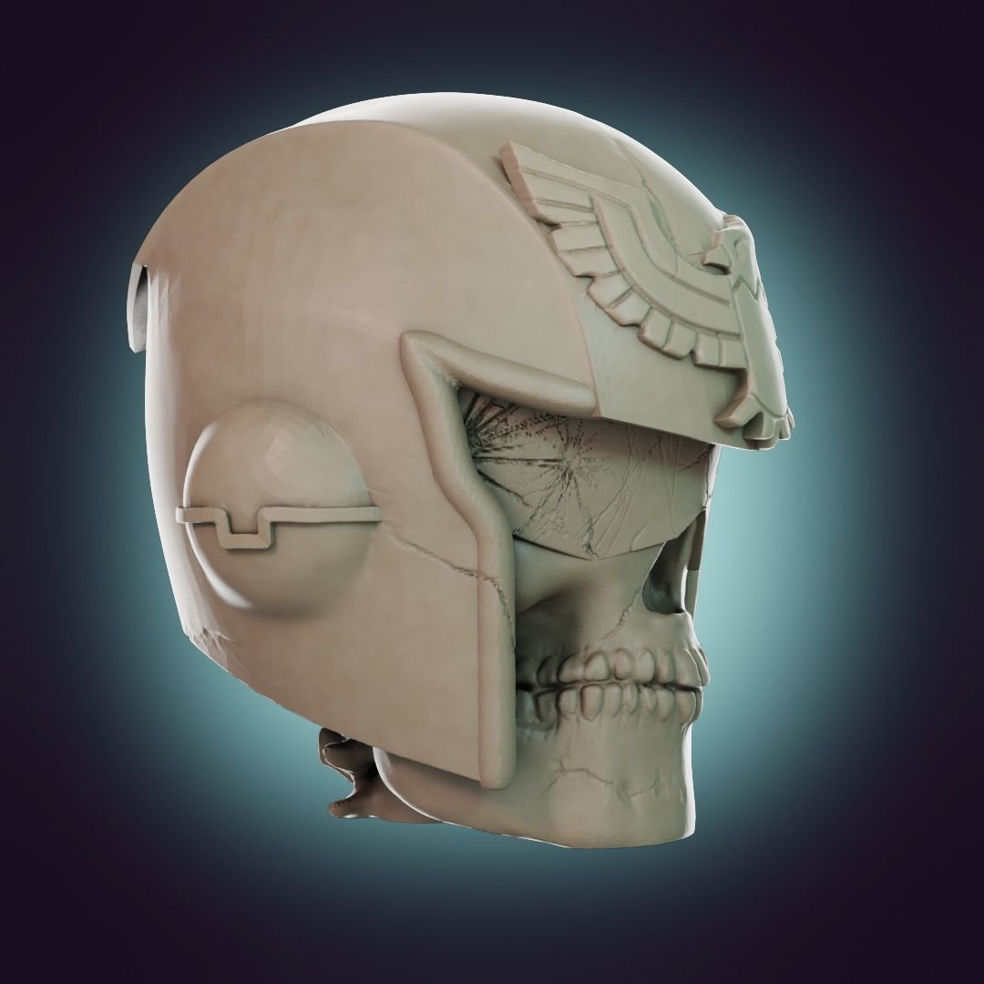  Captain Falcon Skull Helmet 3D print model_42