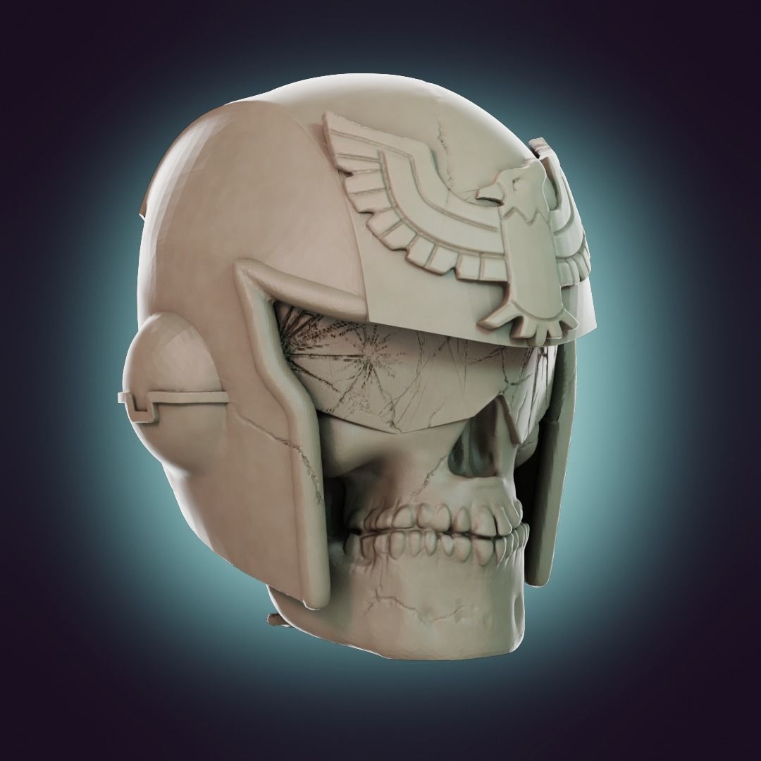  Captain Falcon Skull Helmet 3D print model_45