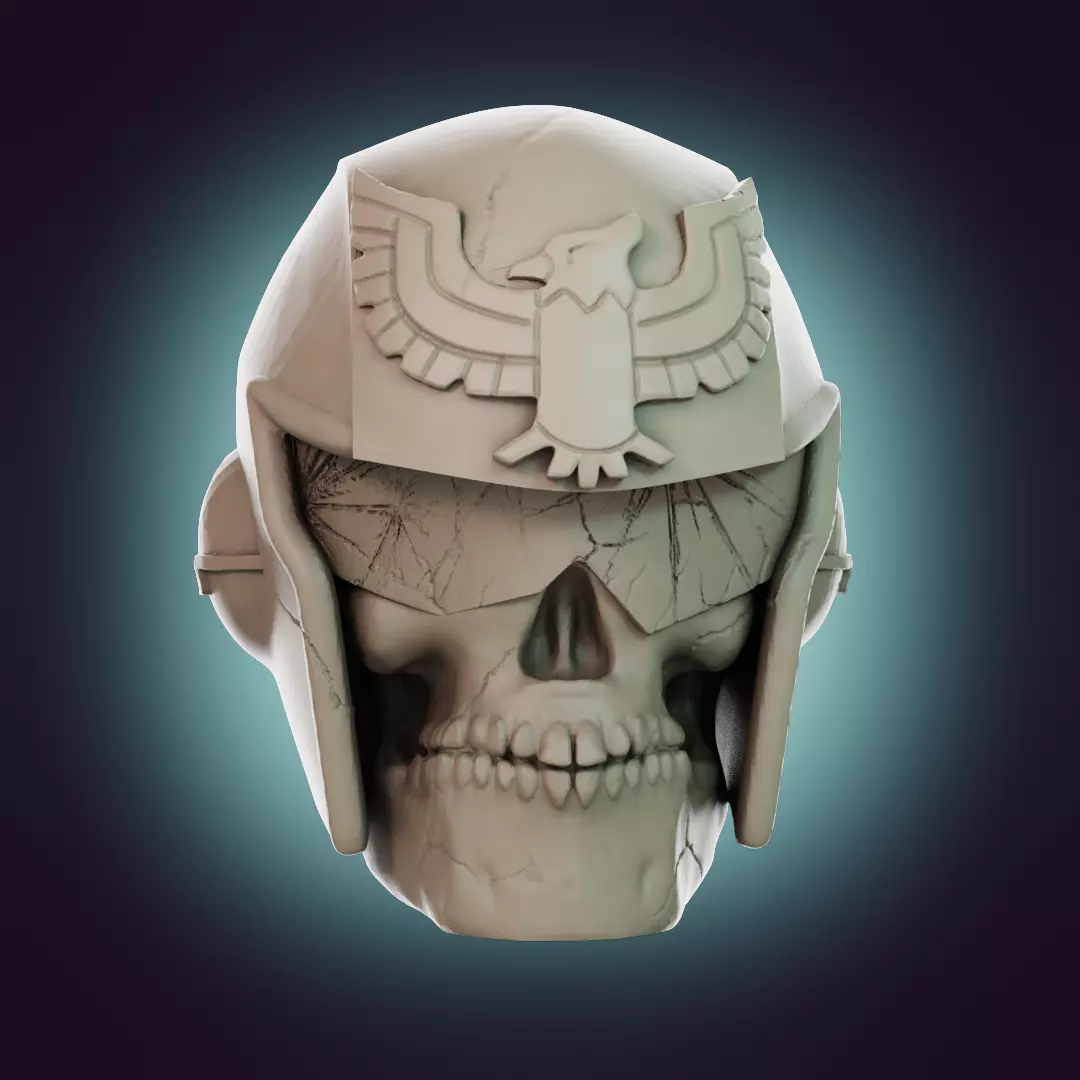  Captain Falcon Skull Helmet 3D print model_0