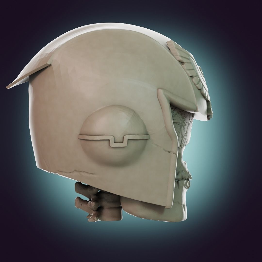  Captain Falcon Skull Helmet 3D print model_37