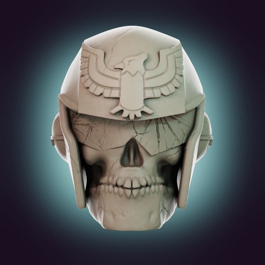  Captain Falcon Skull Helmet 3D print model_2