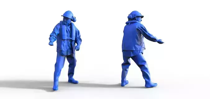 Heinz with helmet for ship model