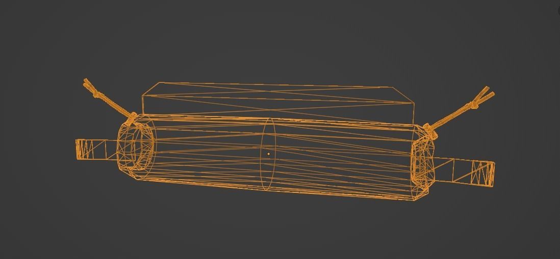 IFAK Trauma Roll Military Medical First Aid Kit Pouch Low-poly 3D model_2