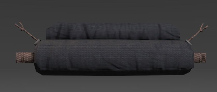 IFAK Trauma Roll Military Medical First Aid Kit Pouch Low-poly 3D model_6