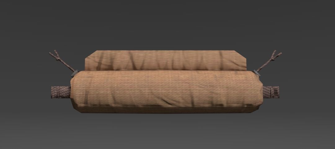 IFAK Trauma Roll Military Medical First Aid Kit Pouch Low-poly 3D model_7