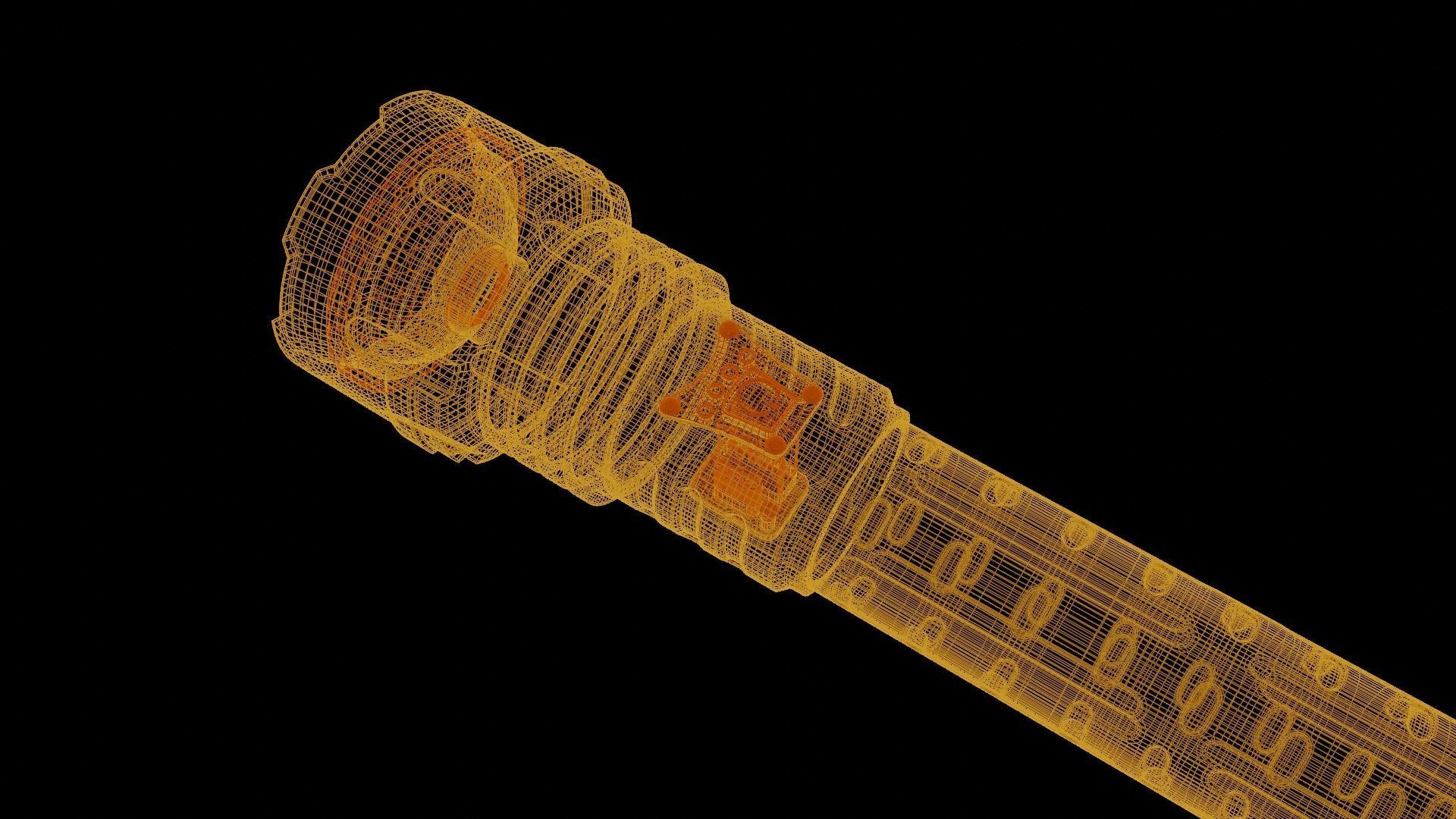 Flashlight BL-713B-P160 3D model_6