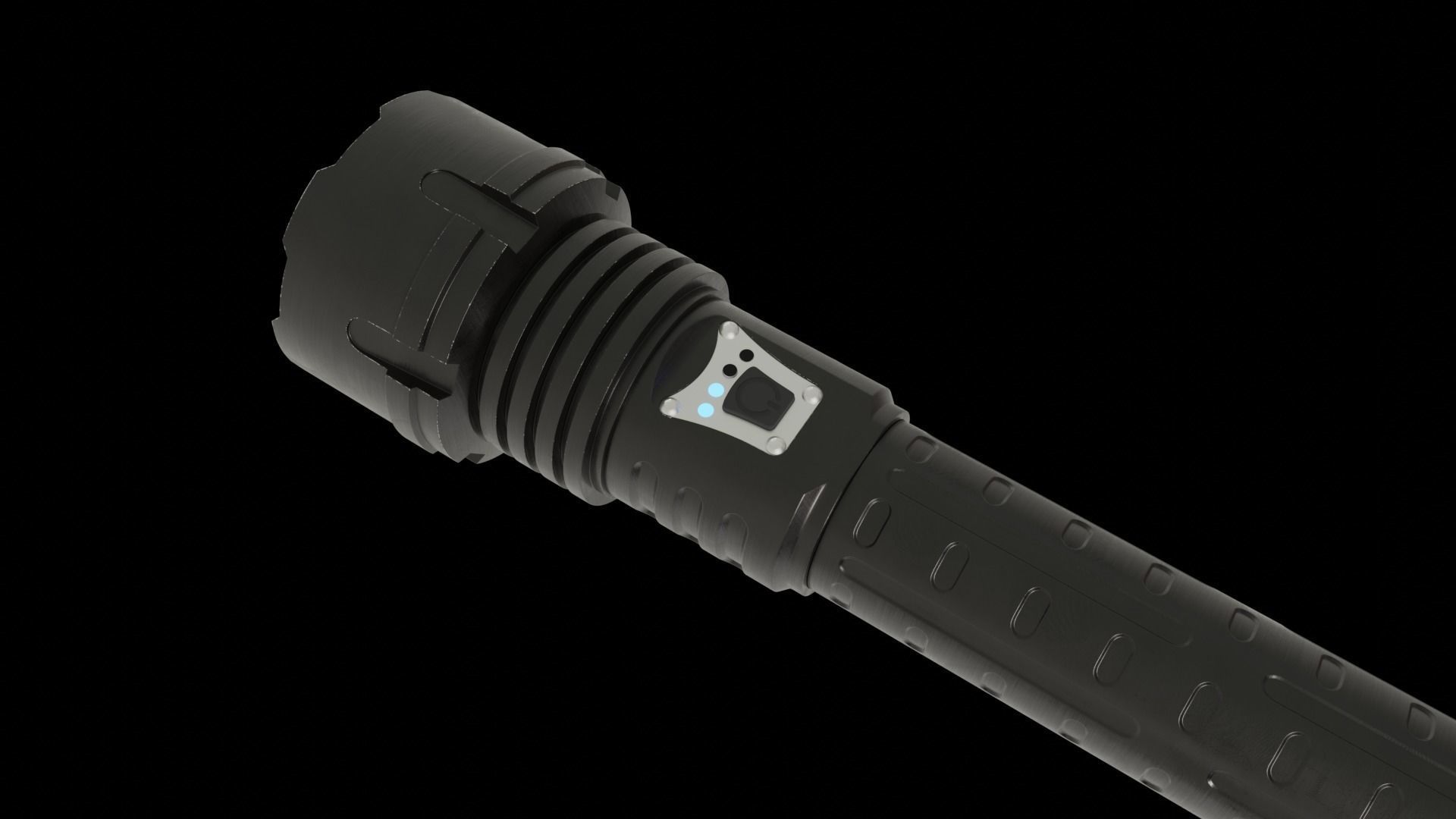 Flashlight BL-713B-P160 3D model_5