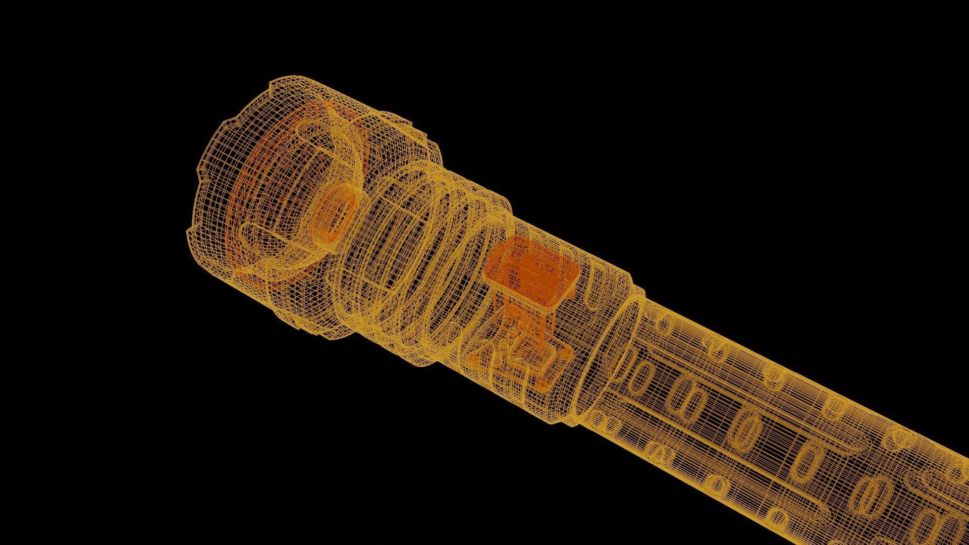 Flashlight BL-713B-P160 3D model_8