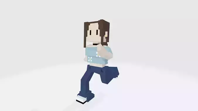 Voxel character Bree