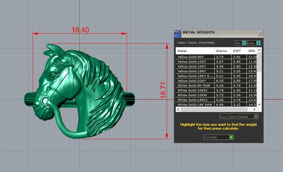 HORSE RING 3D print model_7