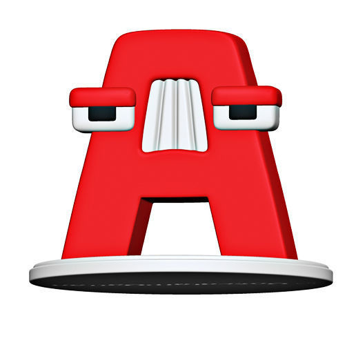 Alphabet Lore 3D print model_4