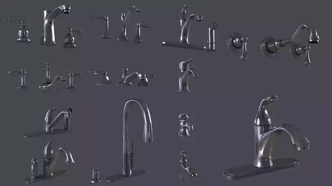 Water Taps Set of 13