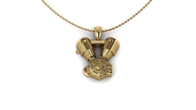 Pendant Harley Davidson 3D print model