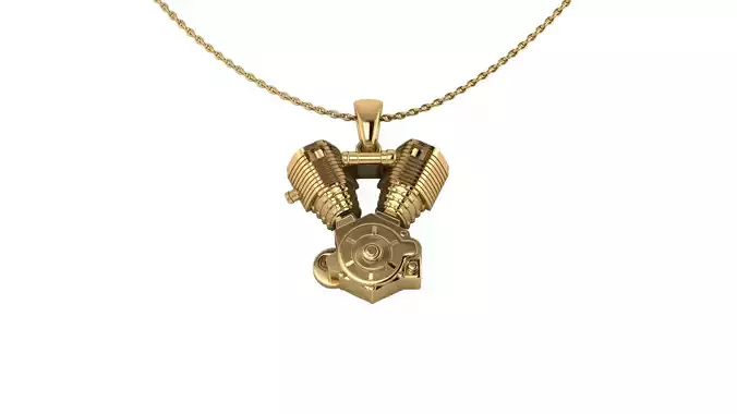 Pendant Harley Davidson 3D print model