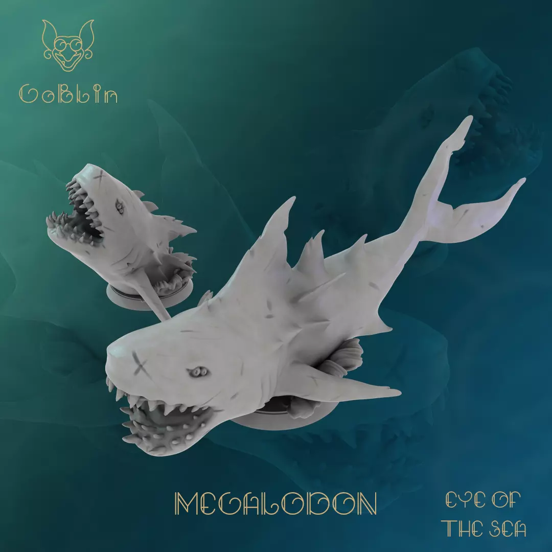 Megalodon - Eye of The Sea 3D print model