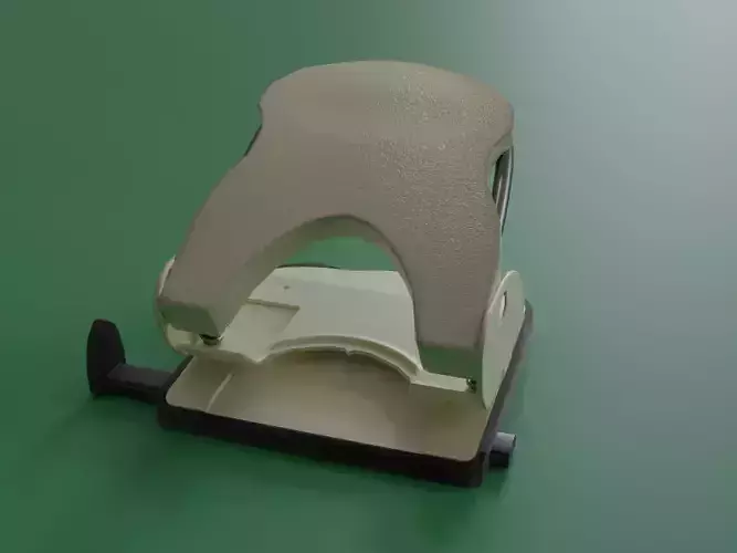 Hole Puncher - Paper Puncher Low-poly 3D model