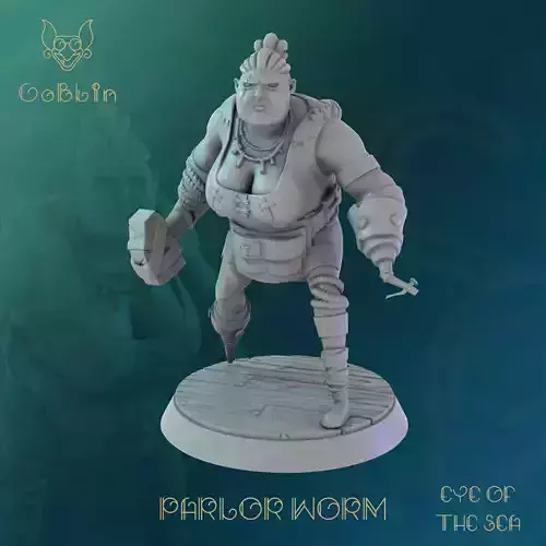 Parlor Worm - Eye of The Sea 3D print model