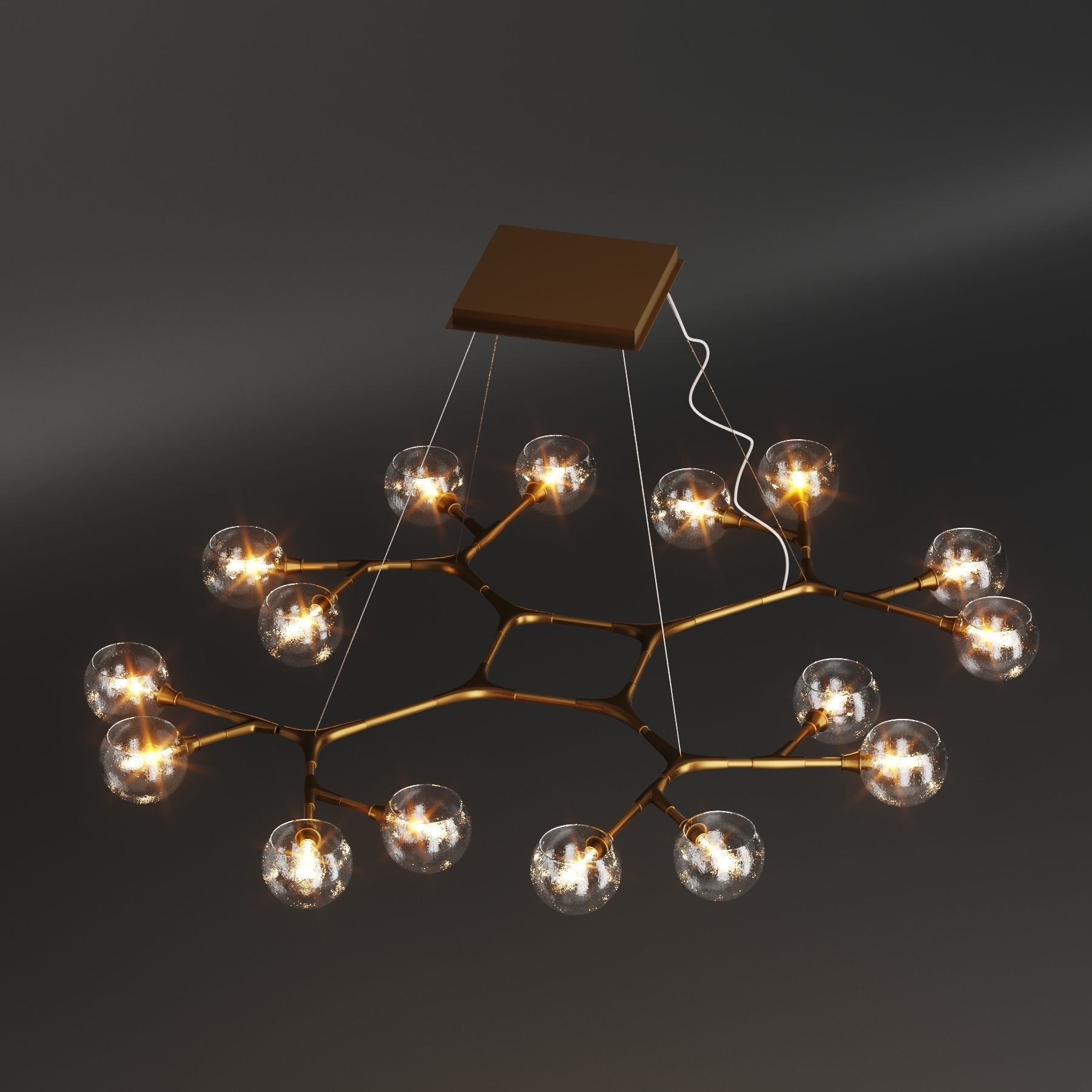 Mahowald Fixed Chandelier 89103 3D model_3