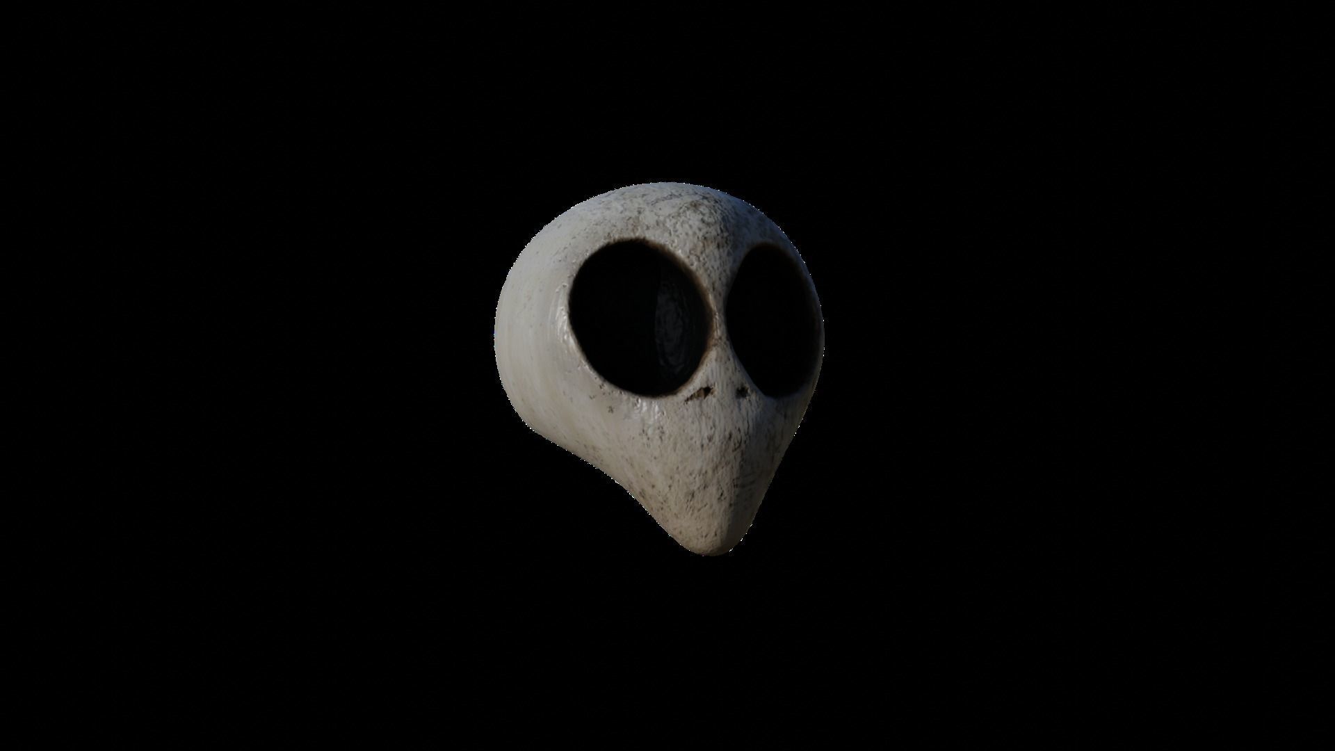 25 Textured Alien Skulls Low-poly 3D model_28