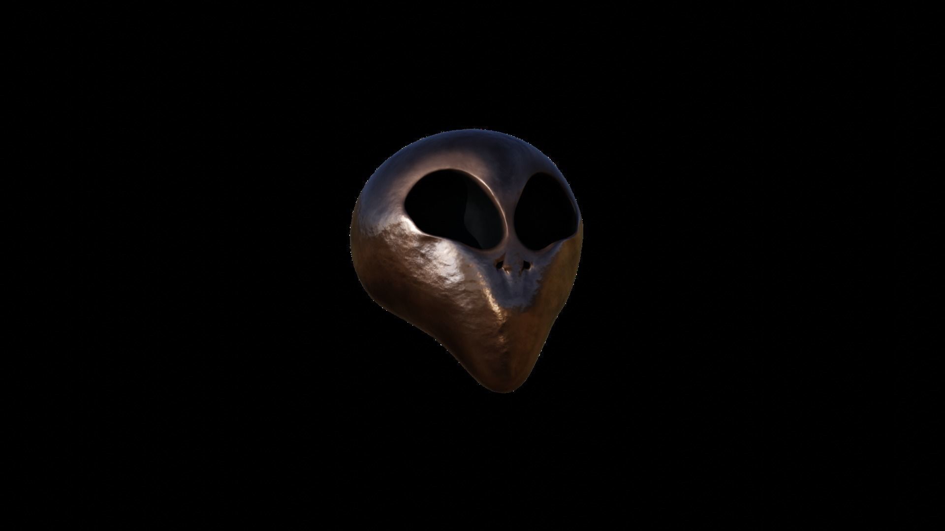 25 Textured Alien Skulls Low-poly 3D model_21