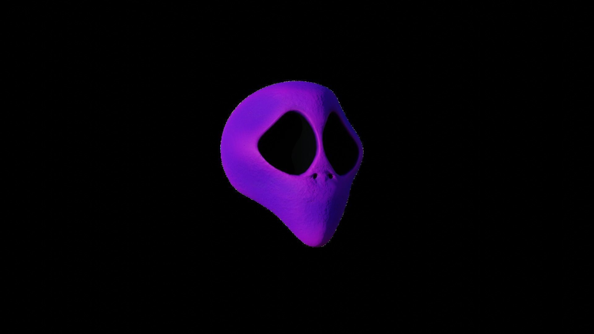 25 Textured Alien Skulls Low-poly 3D model_25