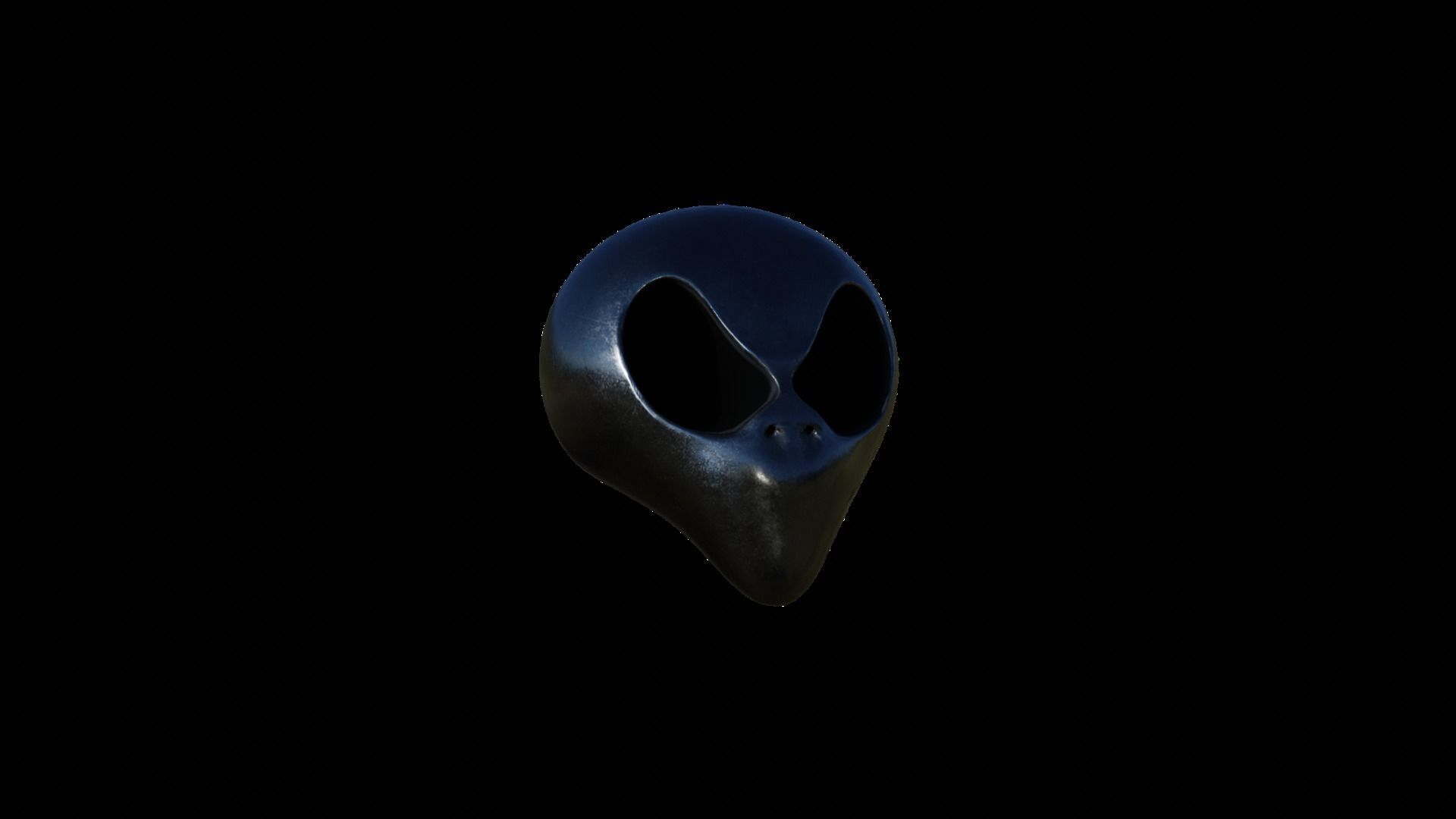 25 Textured Alien Skulls Low-poly 3D model_19