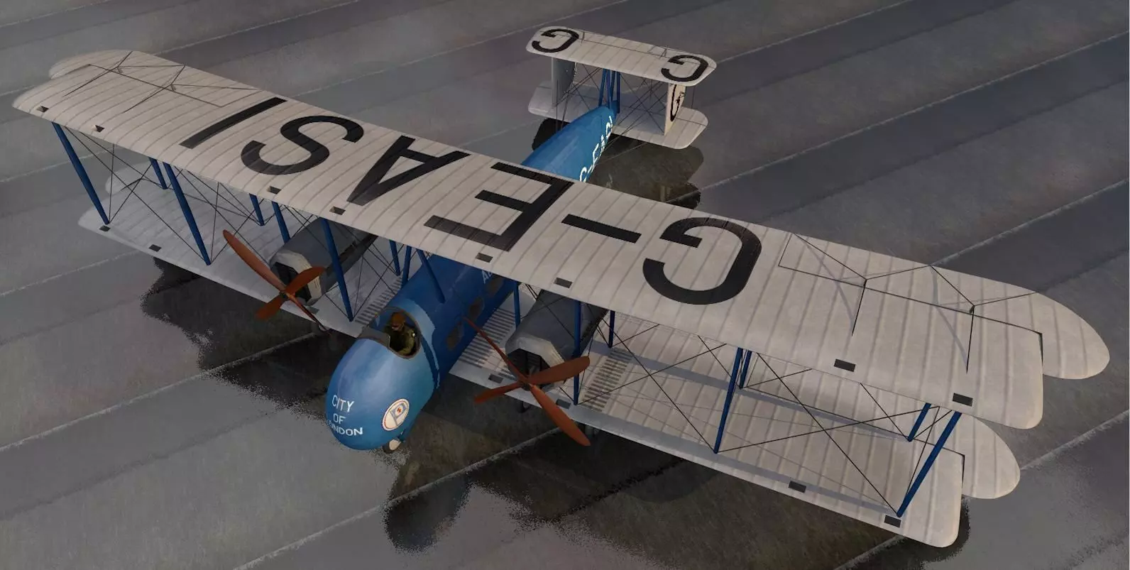 Vickers Vimy 66 Airliner 3D model