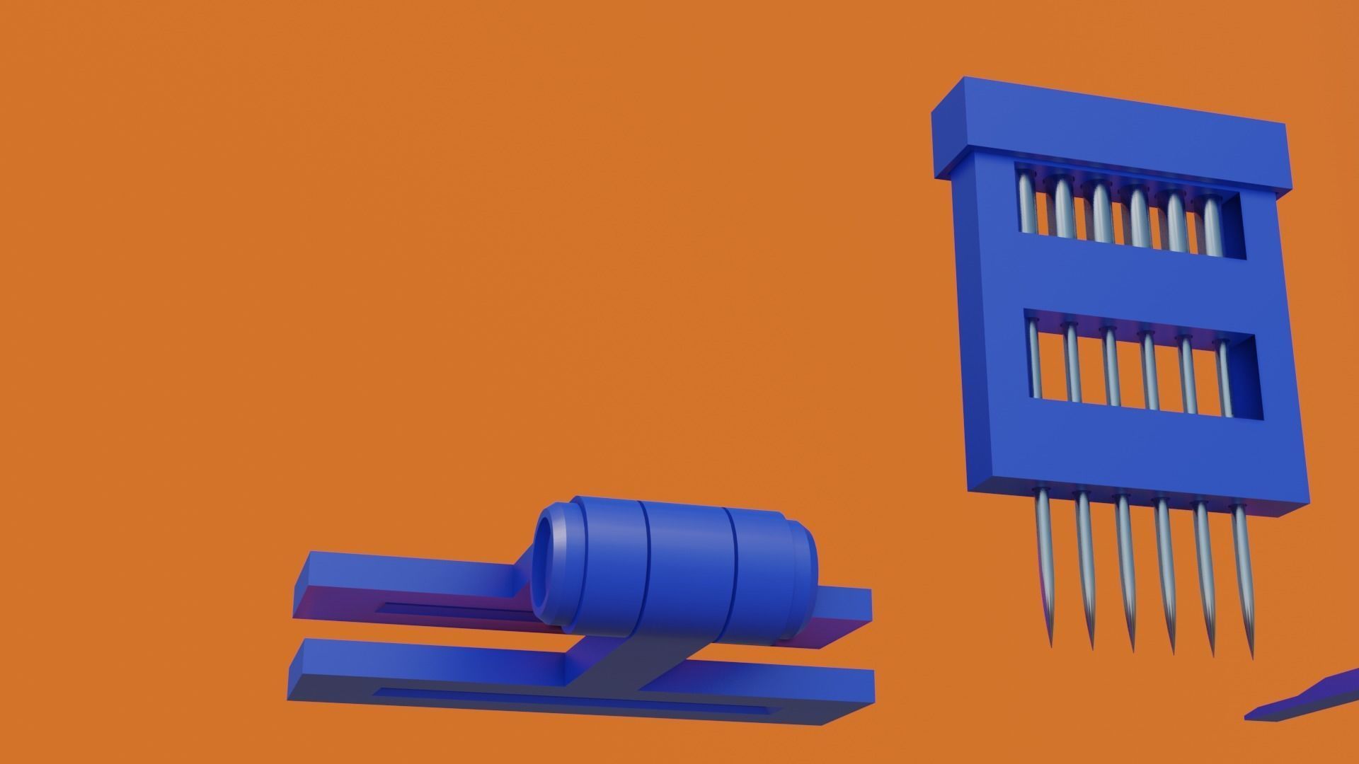 3D Printable Faux Leather DIY Stitching Chisel 3D print model_2