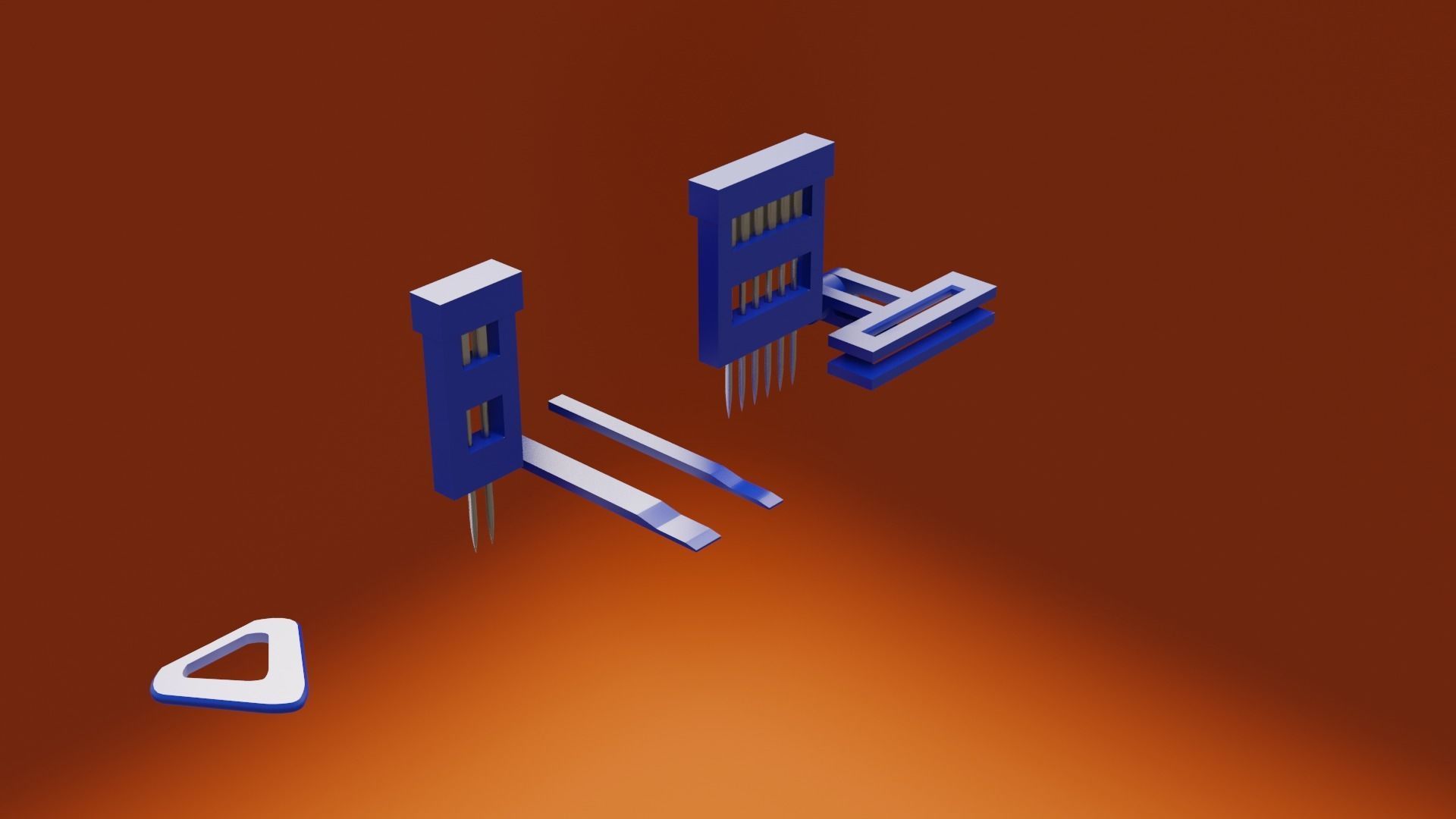 3D Printable Faux Leather DIY Stitching Chisel 3D print model_8