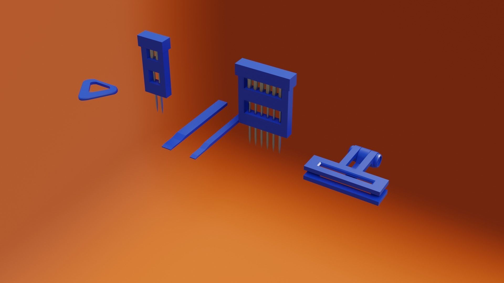 3D Printable Faux Leather DIY Stitching Chisel 3D print model_5