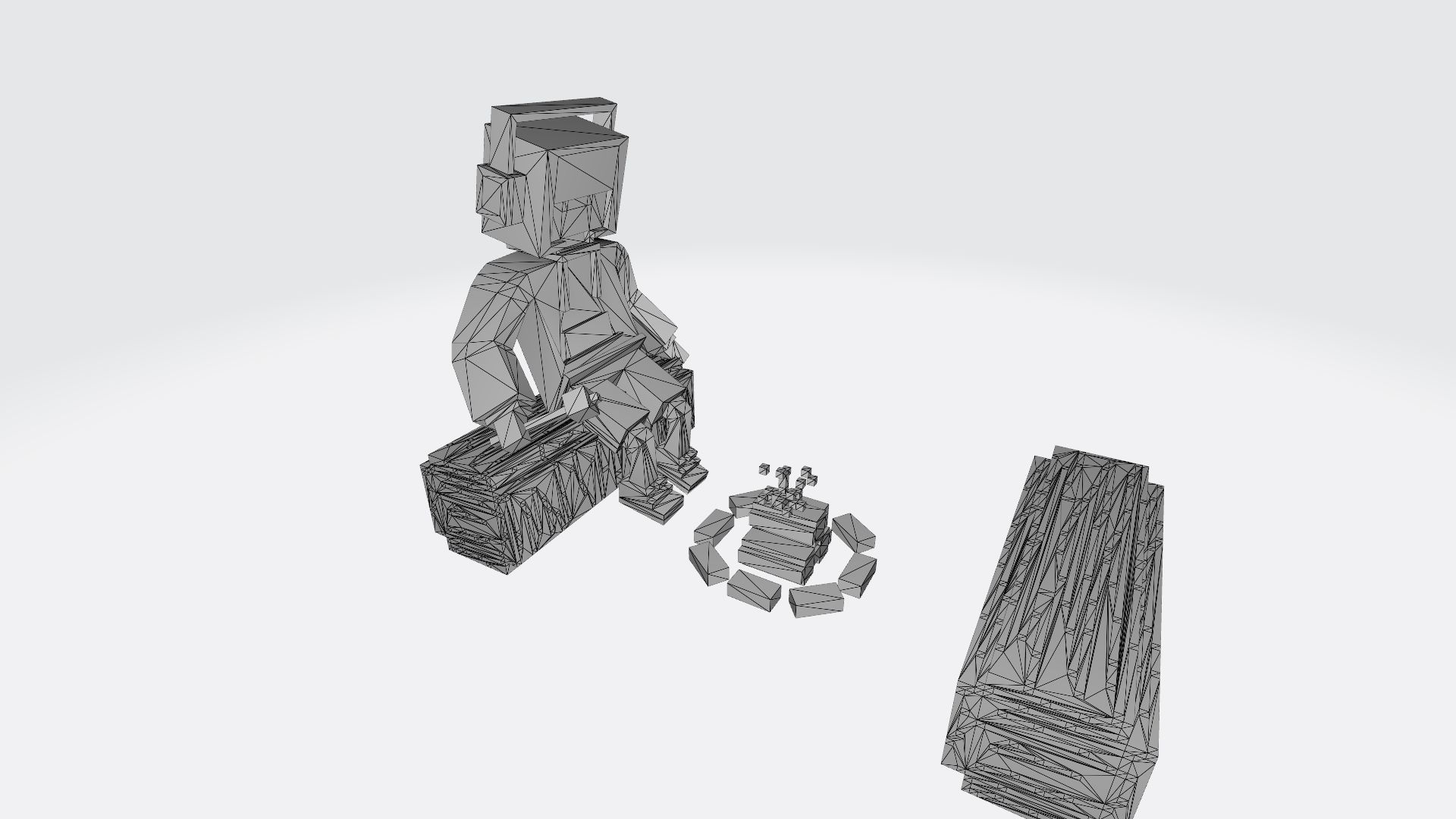 Voxel guy character Lucas Low-poly 3D model_9