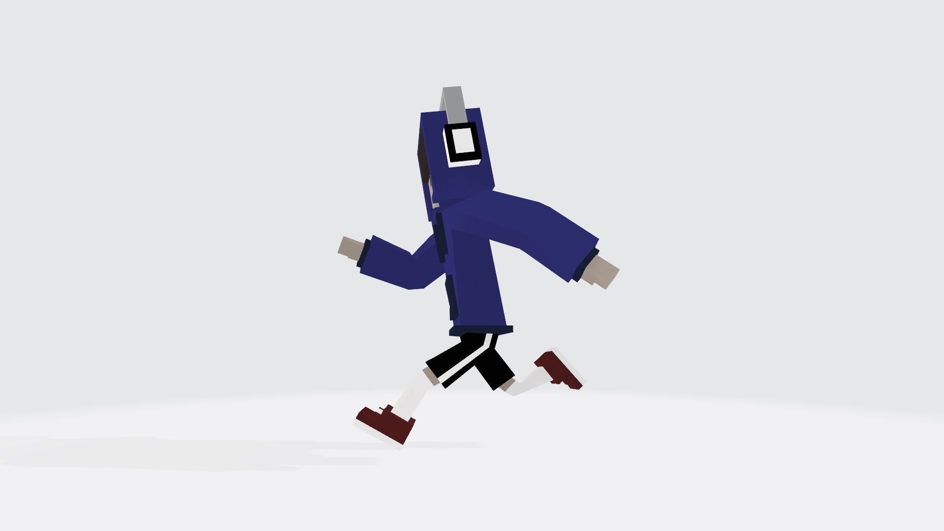 Voxel guy character Lucas Low-poly 3D model_12