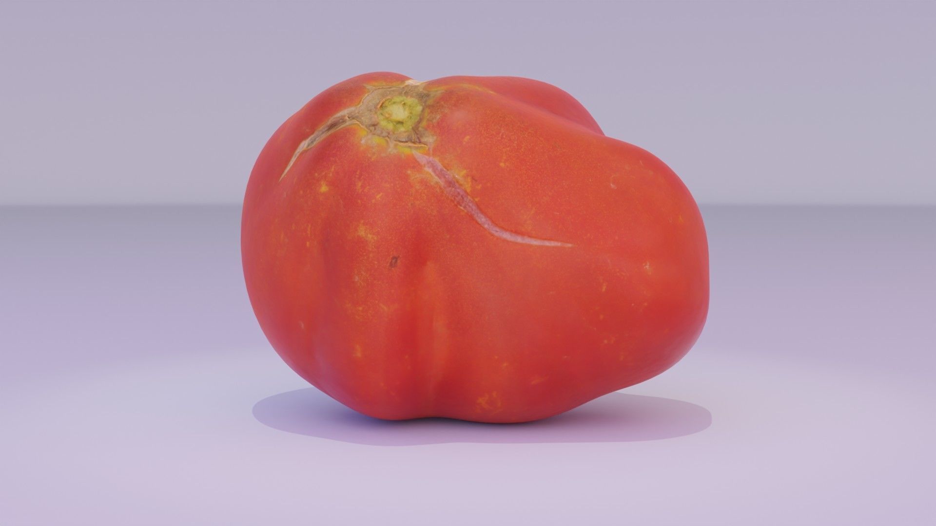 Tomato 08 Low-poly 3D model_10