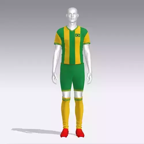 Football Jersey Outfit Brazil